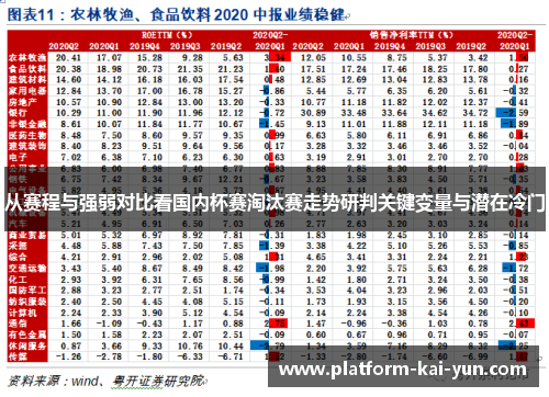 从赛程与强弱对比看国内杯赛淘汰赛走势研判关键变量与潜在冷门 从赛程与强弱对比看国内杯赛淘汰赛走势研判关键变量与潜在冷门